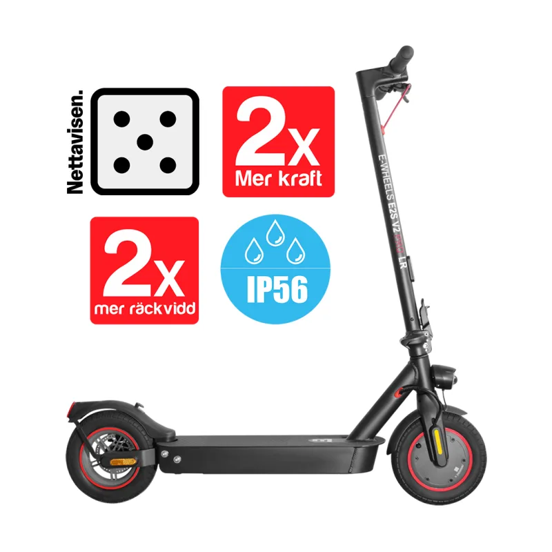 E-Wheels E2S V2 Pro Long Range elsparkcykel
